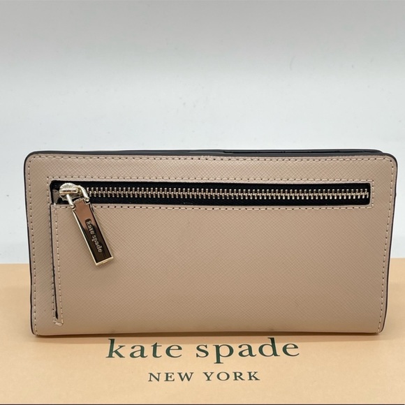 Kate Spade Staci Slim Bifold Wallet Leather - Picture 4 of 6